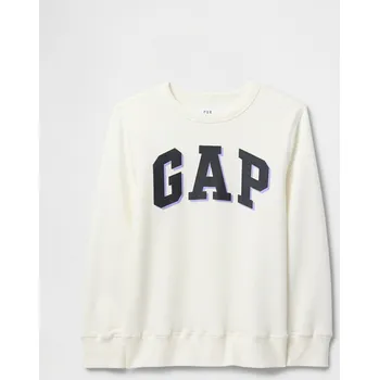 Chlapecká mikina GAP Chlapecké Dětská mikina s logem Gap Bílá 104/110 (2738371)