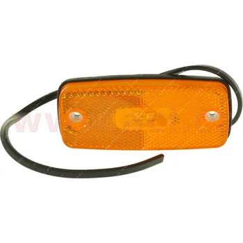 Auto-moto boční poziční světlo obdélníkové oranžové LED 12/24V TRUCK L=P, 9907130