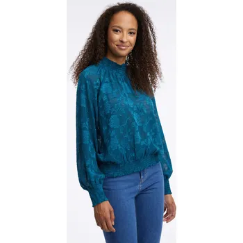 Dámská halenka Orsay Dámské Modrá dámská vzorovaná halenka ORSAY Modrá XS (2111646)