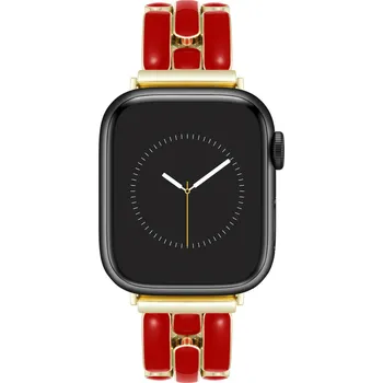Dámské tričko Anne Klein Dámské Dámský ocelový řemínek Anne Klein pro Apple Watch 38/40/41mm , WK/1048GPRD38 Červená UNI (2693190)