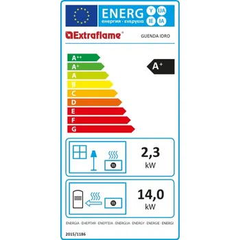 Krbová kamna Extraflame Peletová kamna Guenda Idro 5.0