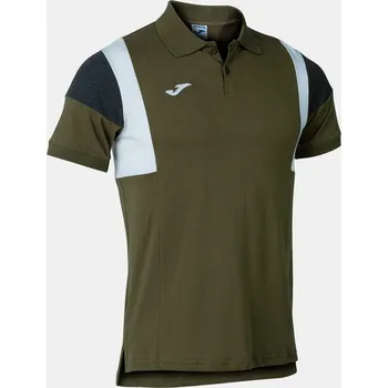 Sportovní triko Joma Sleeve Polo Khaki 2XL