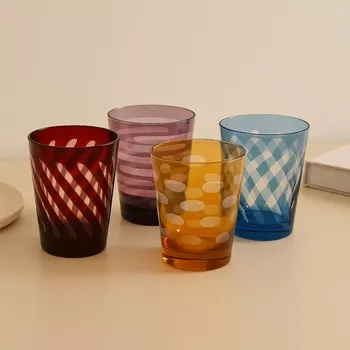 Sada nádobí Pols Potten – Sklenice Tumbler Tubular (sada 4 ks)