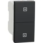 Schneider Electric NU310754SC Unica - Žaluziový tlačítkový ovládač 10A, 1M, Antracit
