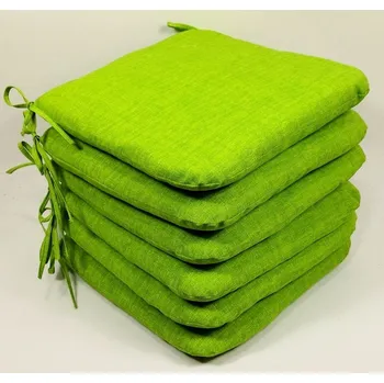 Podsedák Nábytek PEGAS Sedák 40x40 cm látka světle zelený melír - set 6 kusů
