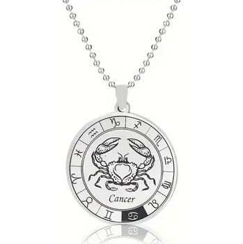 Řetízek Řetízek znamení zvěrokruhu - rak - ocel (3)