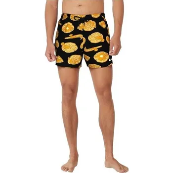 Pánská móda Pánské plavecké šortky Nike MULTI PRINT XL Černá, Žlutá