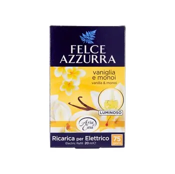 Osvěžovač vzduchu Felce Azzurra Aria di Casa náhradní náplň Vaniglia e Monoi, bytový parfém 20 ml