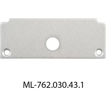 Stavební profil McLED ML-762.030.43.1 Koncovka s otvorem pro AF, stříbrná barva, 1ks