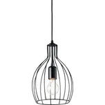 Ideal Lux AMPOLLA-2 SP1 závěsné svítidlo 1x E27 60W bez zdroje 20,5cm IP20, černé