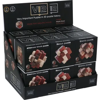 Hlavolam Eureka! VIP – Very Important Puzzle: Luxusní dřevěný hlavolam z exkluzivní kolekce