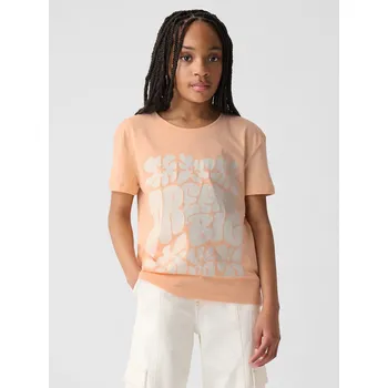 Dětská móda GAP Dívčí Dětské tričko Gap Oranžová 116/122 (2268863)