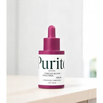 Pleťové sérum Purito Seoul - Timeless Bloom Bakuchiol Serum - Bakuchiolové sérum proti vráskám 30ml