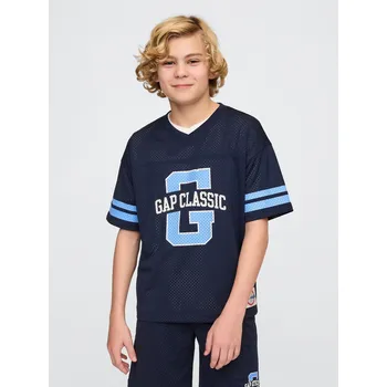 Chlapecké tričko GAP Chlapecké Dětské sportovní oversize tričko GapFit GAP Modrá 104/110 (2783638)