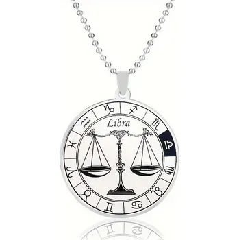 Řetízek Řetízek znamení zvěrokruhu - váhy - ocel (3)