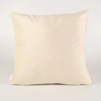 Povlak na polštář se semišovým vzhledem 45x45 ecru