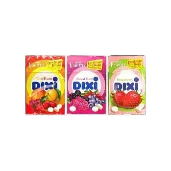 Bonbon Hroznový cukr DIXI 45 g mix příchutí - s vitamíny a kalciem (1 ks) (3 příchutě / jahoda, tuttti frutti, lesní ovoce)