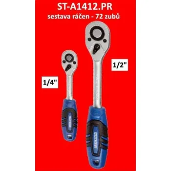 Ráčna Sada ráčen 1/4" + 1/2" STAHLMANN