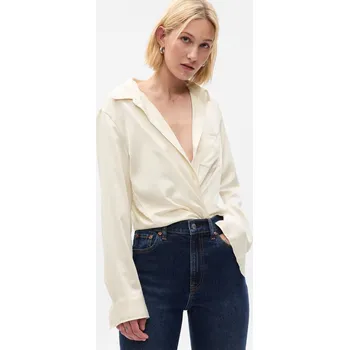 GAP Dámské Saténová košile GAP Béžová XS (2465876)