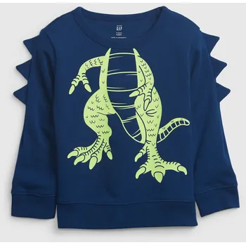 GAP Chlapecké Baby mikina 3D dino GAP Modrá 92 (2117051)