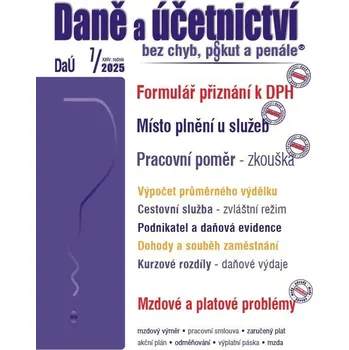 Daně a účetnictví bez chyb, pokut a penále (7/2025)