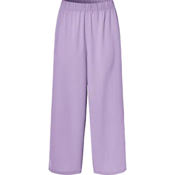 Dámské kalhoty esmara® Dámské kalhoty se širokými nohavicemi (lila fialová, S(36/38))
