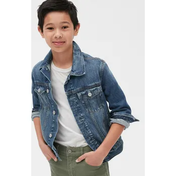 Dívčí bunda GAP Chlapecké Dětská džínová bunda GAP Modrá 158 (2296381)