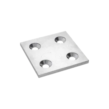 Stavební profil Hliníková krytka pro profil 70x70mm, bez povrchové úpravy