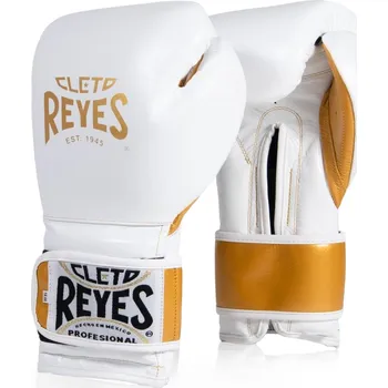 Boxerské rukavice Boxerské rukavice Cleto Reyes Hook and Loop - bílé / zlaté