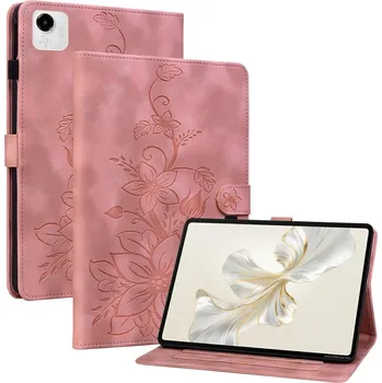 Pouzdro na tablet VSECHNONAMOBIL 109684 ART LILY Zaklápěcí pouzdro pro Honor Pad X9a růžové
