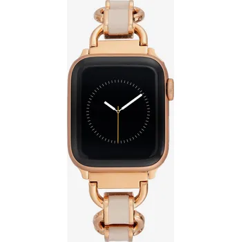 Příslušenství k chytrým hodinkám Anne Klein Dámské Řemínek pro Apple Watch 38/40/41 v růžovozlaté barvě Anne Klein Růžová UNI (2661935)