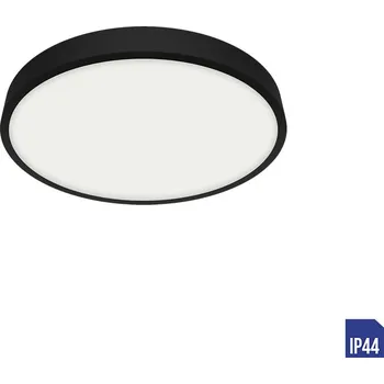 Svítidlo LENYS koupelnové přisazené svítidlo LED 6W 510lm 4000K 9cm kulaté IP44, černé 49042