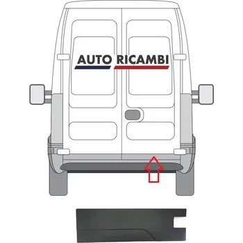 Karosérie Ochranná lišta Iveco Daily 2006-2014 zadní, pravé dveře, 3802050