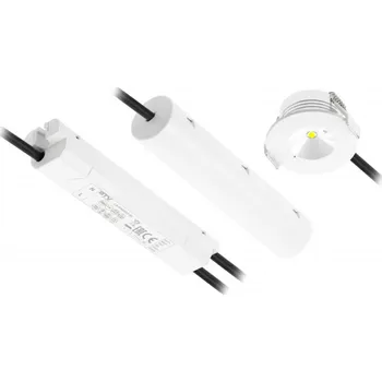 Průmyslové svítidlo Nouzové svítidlo OMAHA-3 LED, 3 W, 300 lm, AC 220–240 V, 50–60 Hz, IP20, 3 h, 6400 K, 1 prac. režim., TLAČÍTKO TEST