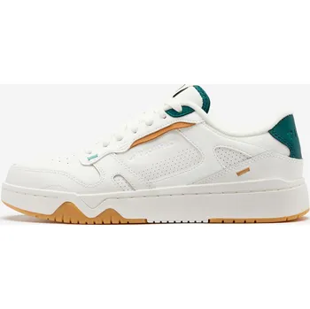 Pánské tenisky DECATHLON Pánské kožené boty na chůzi CJ80 44 BÉŽOVÁ|ZELENÁ