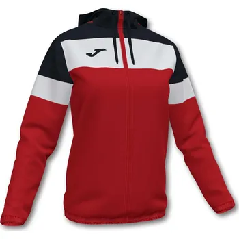Dámská softshellová bunda Dámská bunda JOMA Crew IV Rainjacket Red-Black 2XS