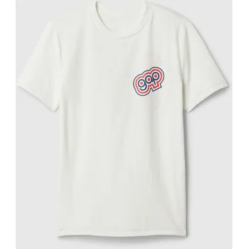 Chlapecké tričko GAP Chlapecké Dětské tričko s logem Gap Bílá 152/158 (2356345)