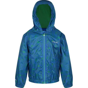 Chlapecké oblečení REGATTA Dětská nepromokavá bunda s kapucí 2 ROKY MODRÁ|ŠEDÁ