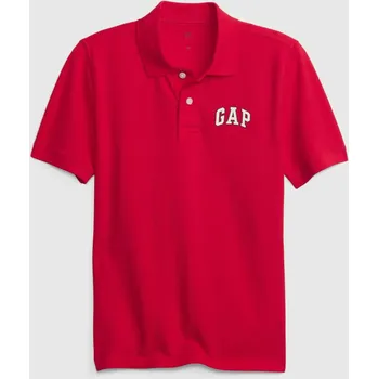 Chlapecké tričko GAP Chlapecké Dětské polo tričko s logem Gap Červená 104/110 (2437331)