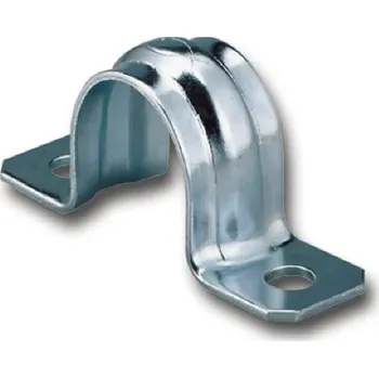 hadicová spona SCH Upevňovací spona pozink, se 2 upevňovacími otvory Varianta: Upevňovací spona 16 mm pozink., se 2 upevň. otvory