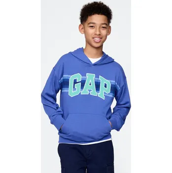 Chlapecká mikina GAP Chlapecké Dětská mikina s logem Gap Modrá 116/122 (2738366)