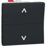 Schneider Electric NU320754 Unica - Žaluziový tlačítkový ovládač 6A, 2M, Antracit