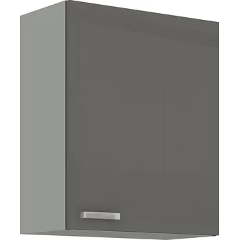 Stolarz Lempert Horní kuchyňská skřínka NATALI 60 G-72 1F Zvolte barevné provedení: Grey / šedý lesk