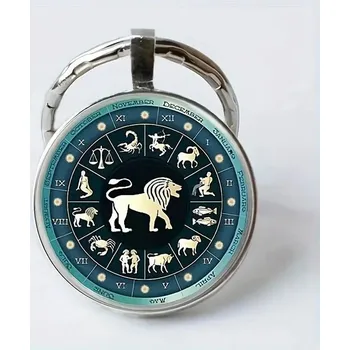 Přívěšek na klíče znamení zvěrokruhu - lev