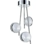 Luxera MALCOLM přiszené svítidlo LED 24W 1920lm 4000K 36cm IP20, chromové