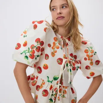 Reserved - Zavazovací halenka s peplumom - krémová - 563HV-01X - 563HV-01X-L