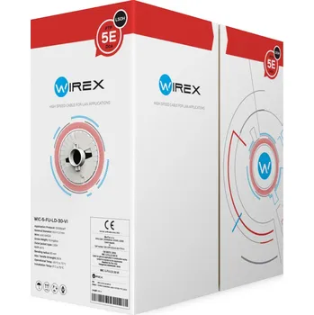 elektrický kabel Wirex WIC-5-FU-LD-30-VI WIREX Instalační kabel CAT5E F/UTP LSOH / DCA 305m box fialový