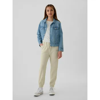 Dívčí oblečení GAP Dívčí Dětské tepláky s logem Gap Béžová 160-164 (2518022)