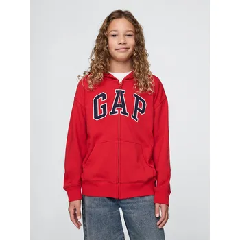 Chlapecká mikina GAP Chlapecké Dětská mikina s logem Gap Červená 104/110 (2738323)