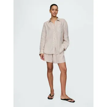 GAP Dámské Lněné kraťasy GAP Béžová XL (2766424)